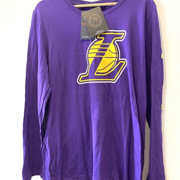 Lakers Fanatics “James 23” Purple Long Sleeve - Picture 3 of 7